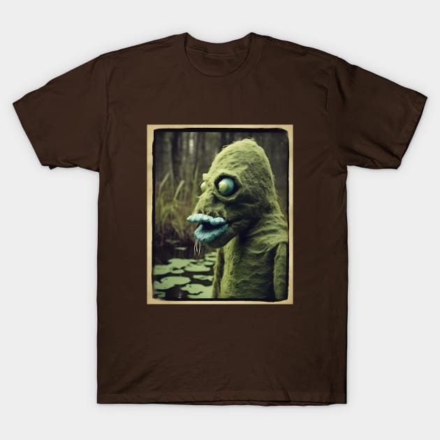 Swamp Monster T-Shirt by Dead Galaxy